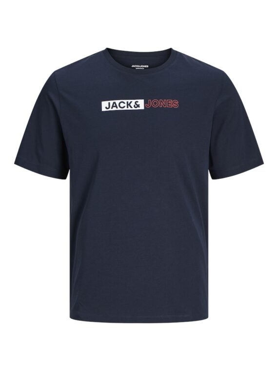 ΜΠΛΟΥΖΑ ΑΝΤΡΙΚΗ ΒΑΜΒΑΚΕΡΗ ΥΠΕΡΜΕΓΕΘΟΣ-jack and jones-χρωμα ΜΠΛΕ