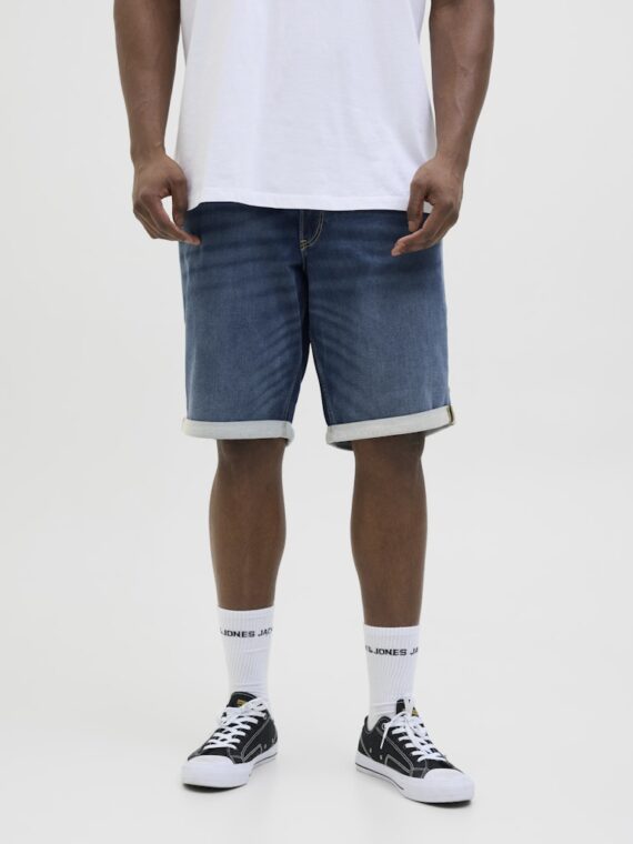 ΒΕΡΜΟΥΔΑ ΤΖΗΝ ΑΝΤΡΙΚΗ ΥΠΕΡΜΕΓΕΘΟΣ-jack and jones-χρωμα ΓΑΛΑΖΙΟ