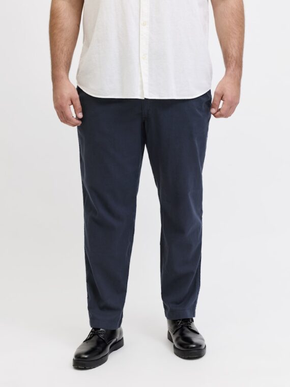 ΠΑΝΤΕΛΟΝΑ ΛΙΝΗ ΜΕ ΛΑΣΤΙΧΟ ΥΠΕΡΜΕΓΕΘΟΣ-jack and jones-χρωμα ΜΠΛΕ